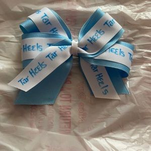 North Carolina Tar Heels hair bow